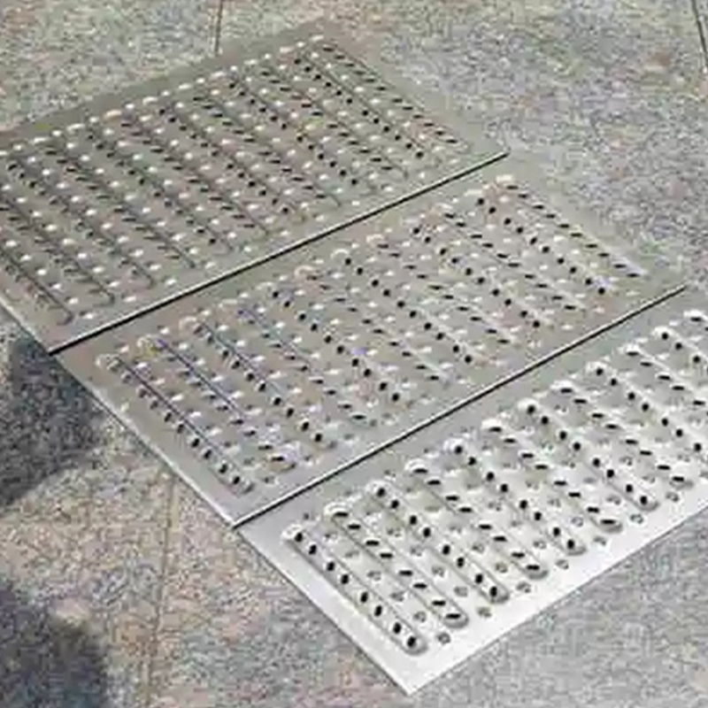 Tampas decorativas estampadas em aço inoxidável para ruas de pedestres
