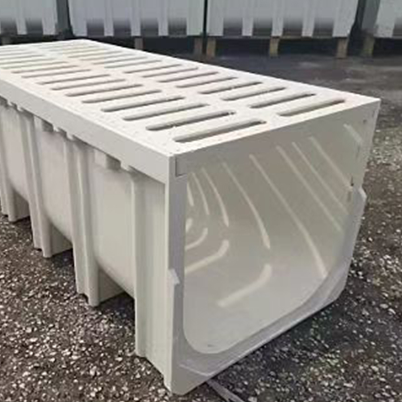 Classificando o método de construção preciso e planejando um canal de drenagem de resina genuíno