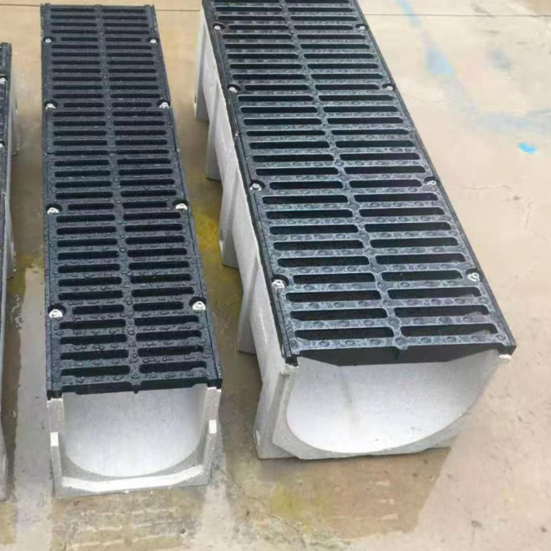 Grades de drenagem lineares de ferro dúctil